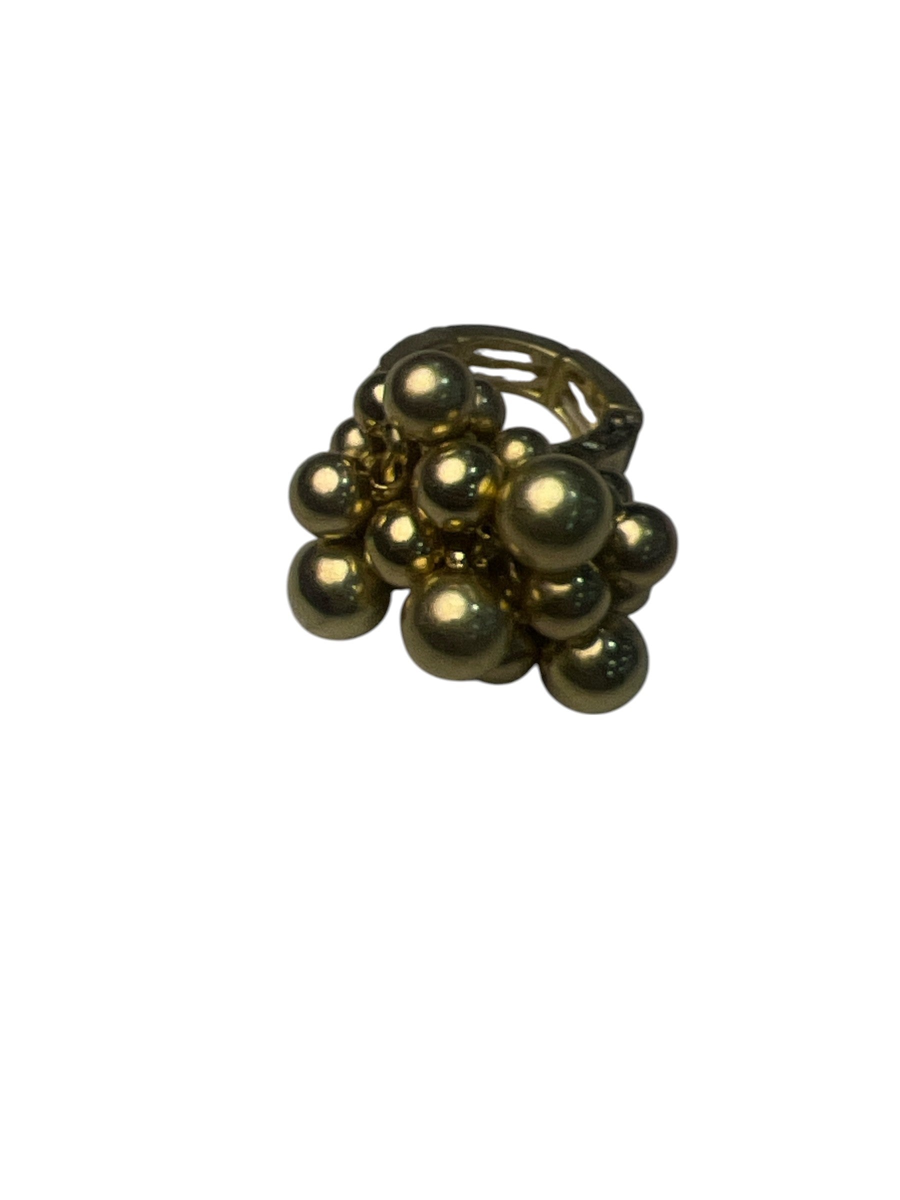 Anel Bolinha Dourado Maria Thamires