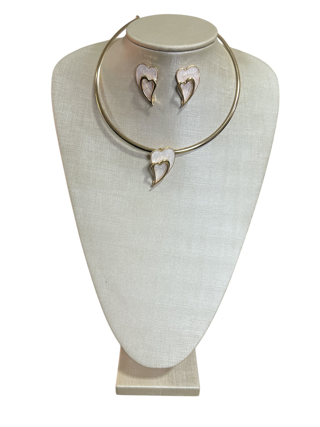 Conjunto Dourado Colar + Brinco Maria Milena
