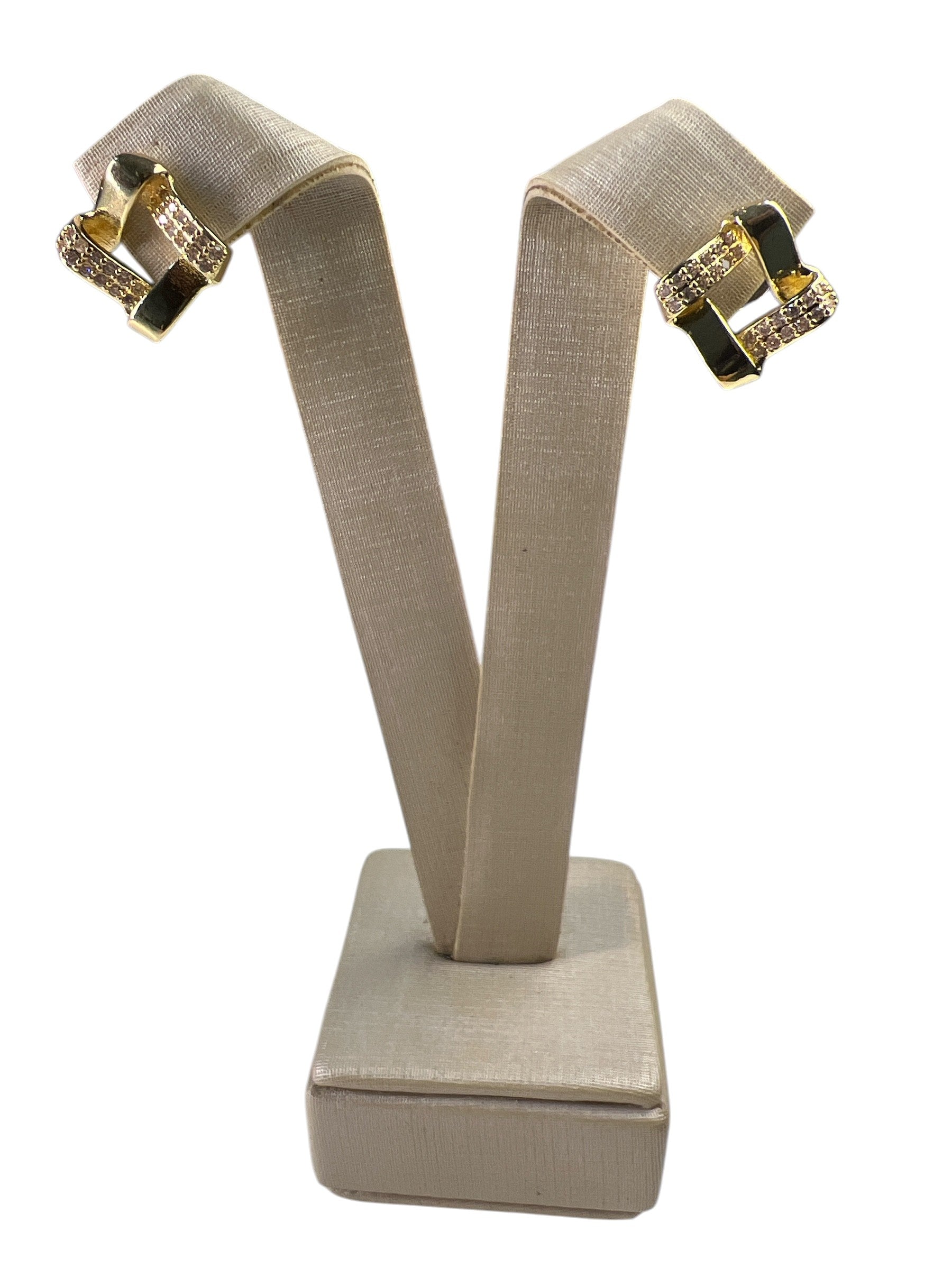 Brinco Dourado Quadrado Maria Jessie
