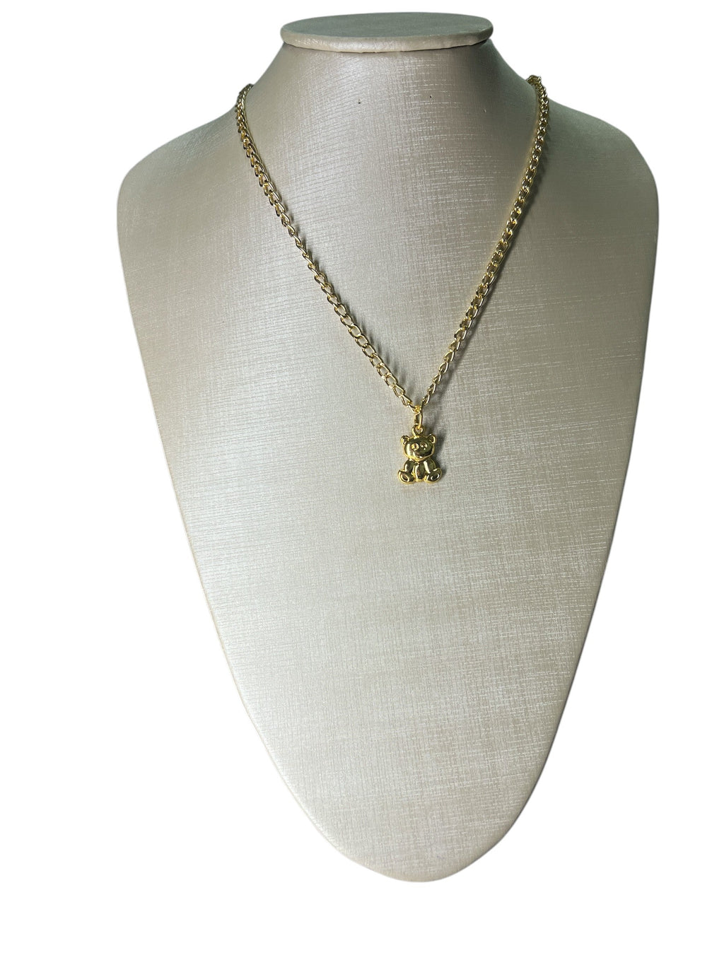 Colar Dourado Urso