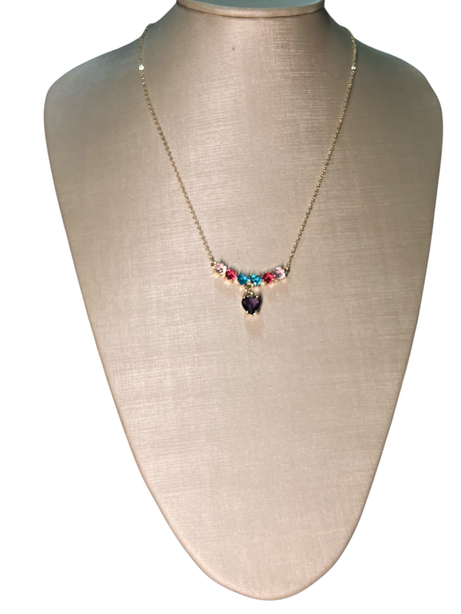 Conjunto Dourado Brinco e Colar Maria Iris