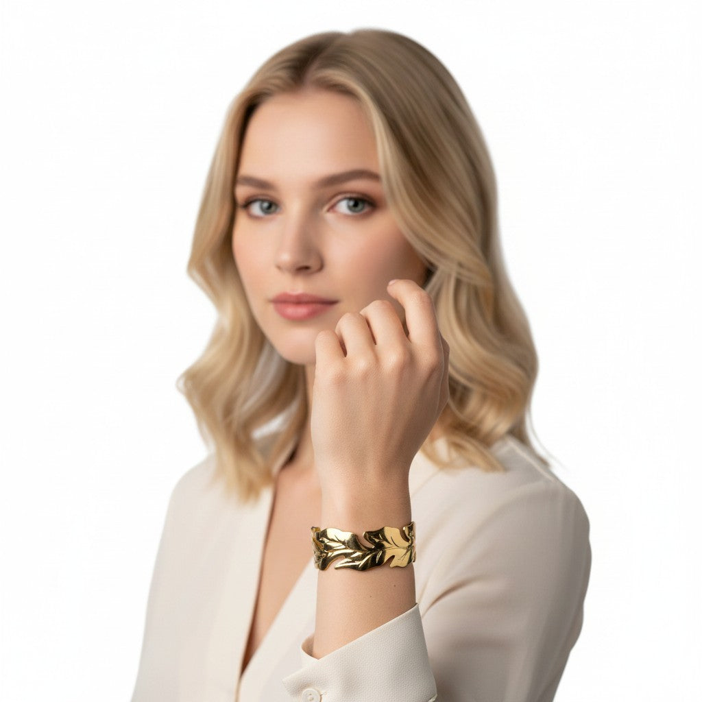Bracelete Dourado Maria Tereza