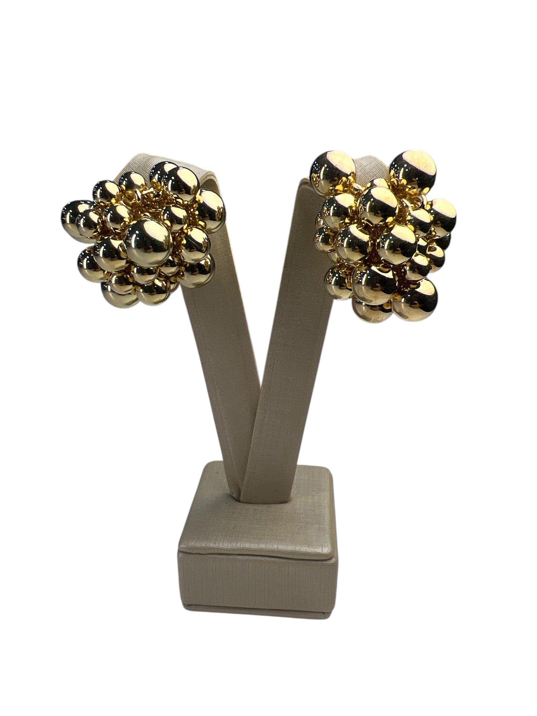 Brinco Dourado Esferas