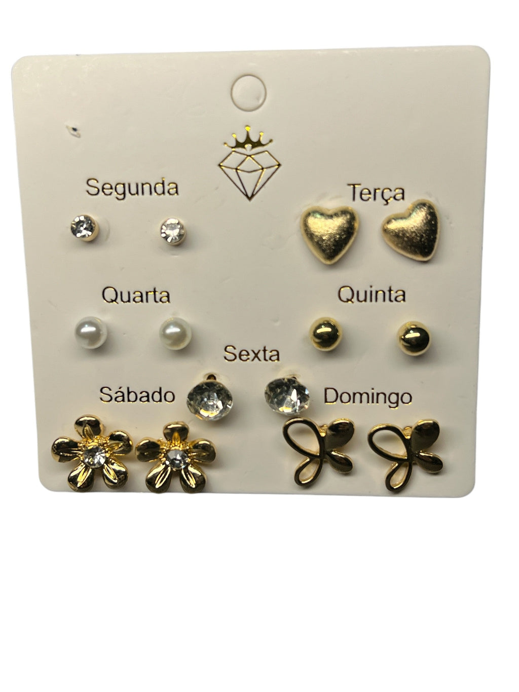 Kit Brinco Dourado Semana