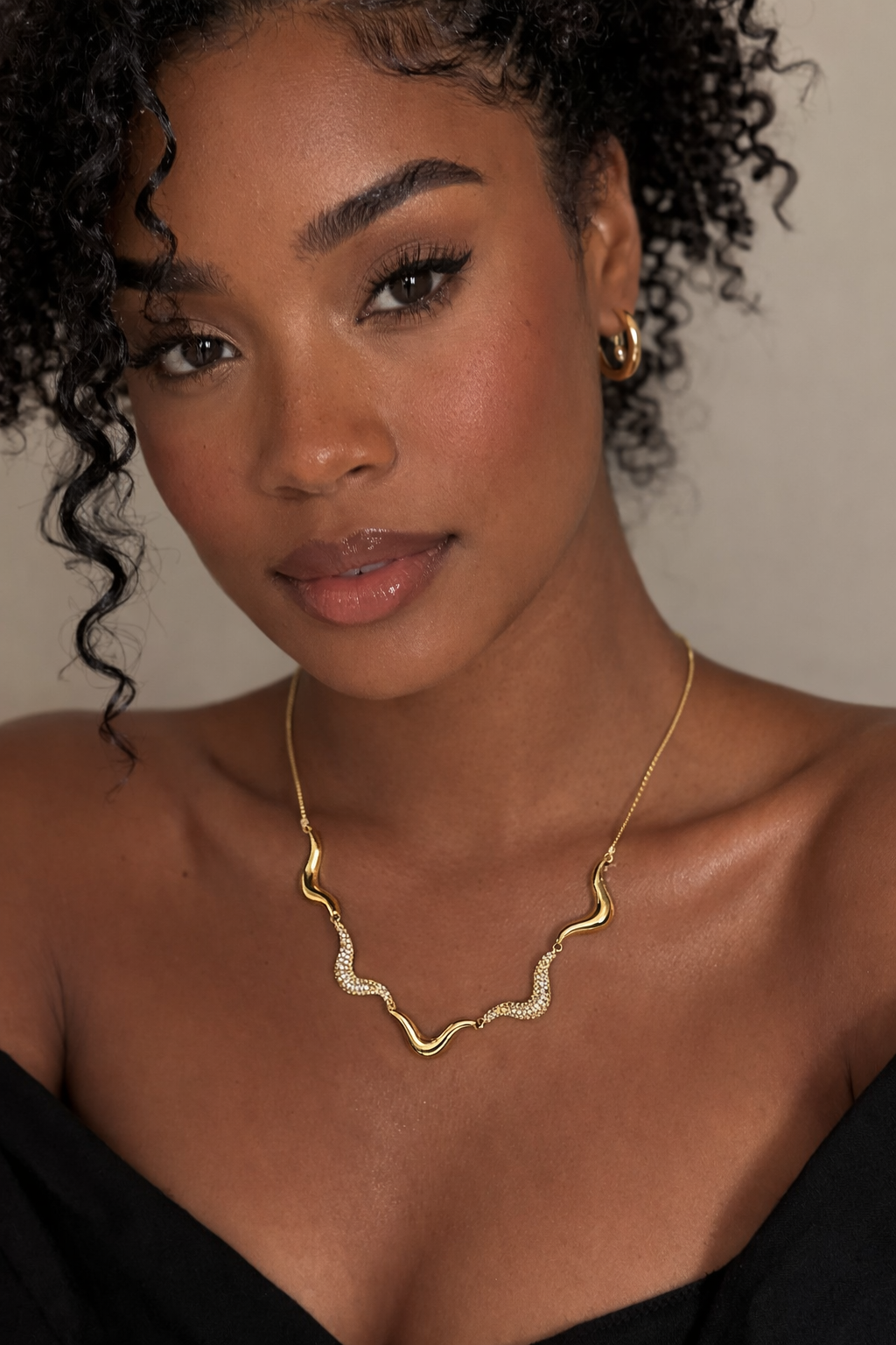 Colar Maria Fernanda Prata e Dourado