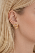 Brinco Dourado Argolas Maria Brenda