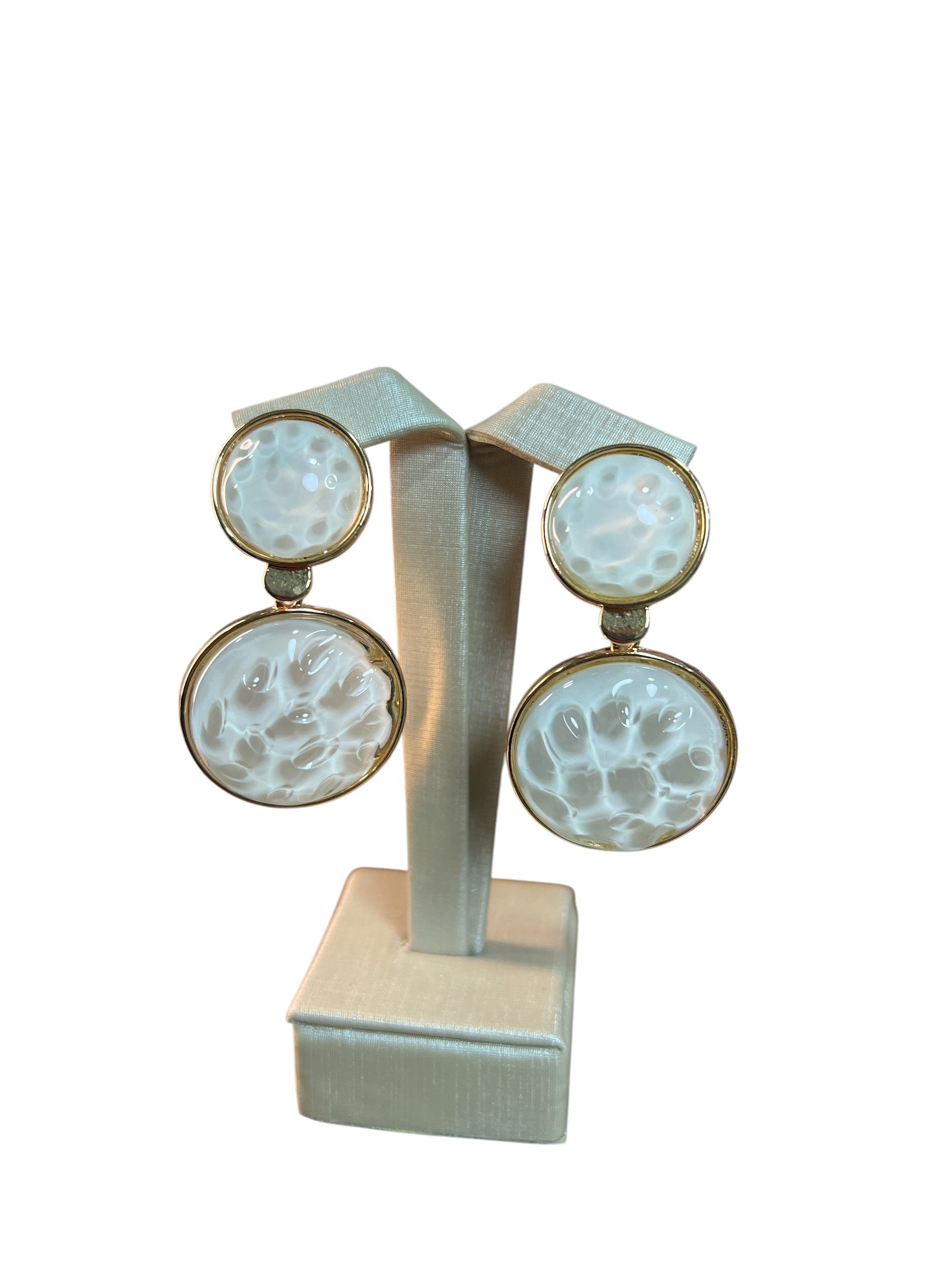 Brinco Dourado Maria Graça Branco