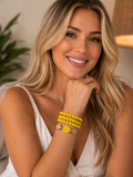 Conjunto de Pulseiras Maria Luiza Mostarda