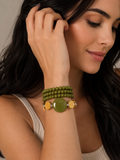Conjunto de Pulseiras Maria Luiza Verde