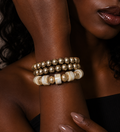 Trio Pulseira Dourada Maria Luiza