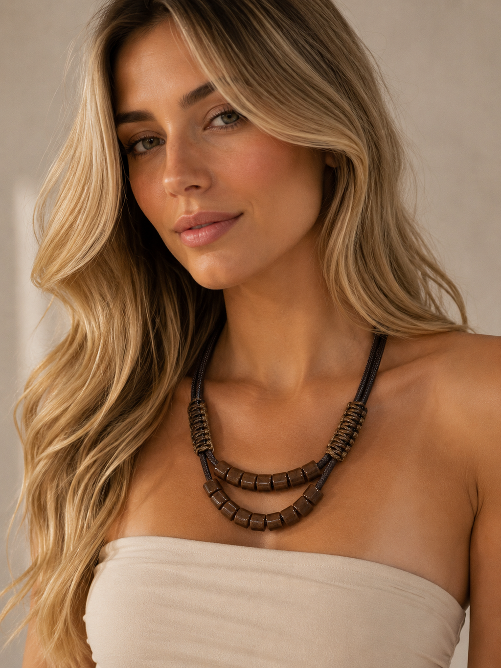Colar Maria Raquel Marrom