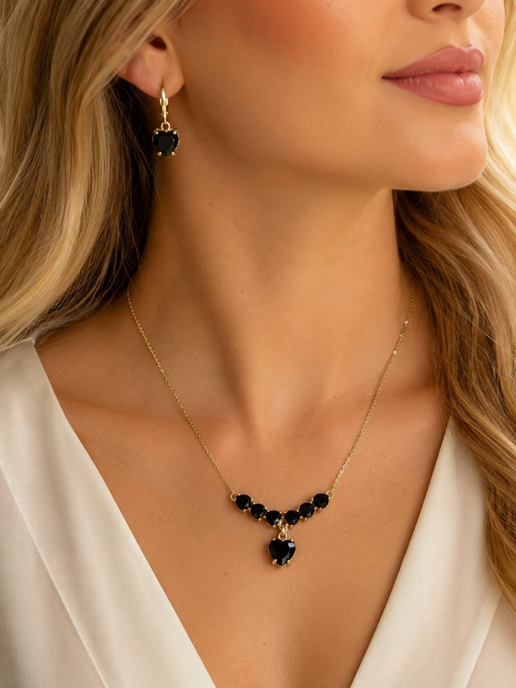 Conjunto Colar + Brinco Maria Joyce