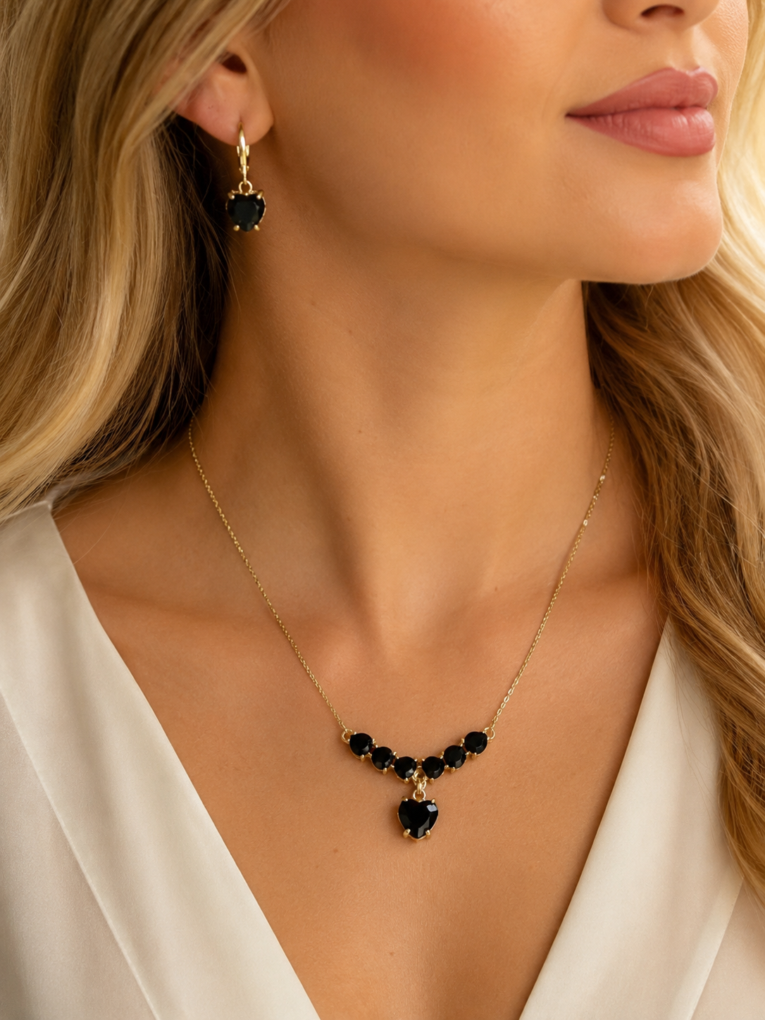 Conjunto Colar + Brinco Maria Joyce