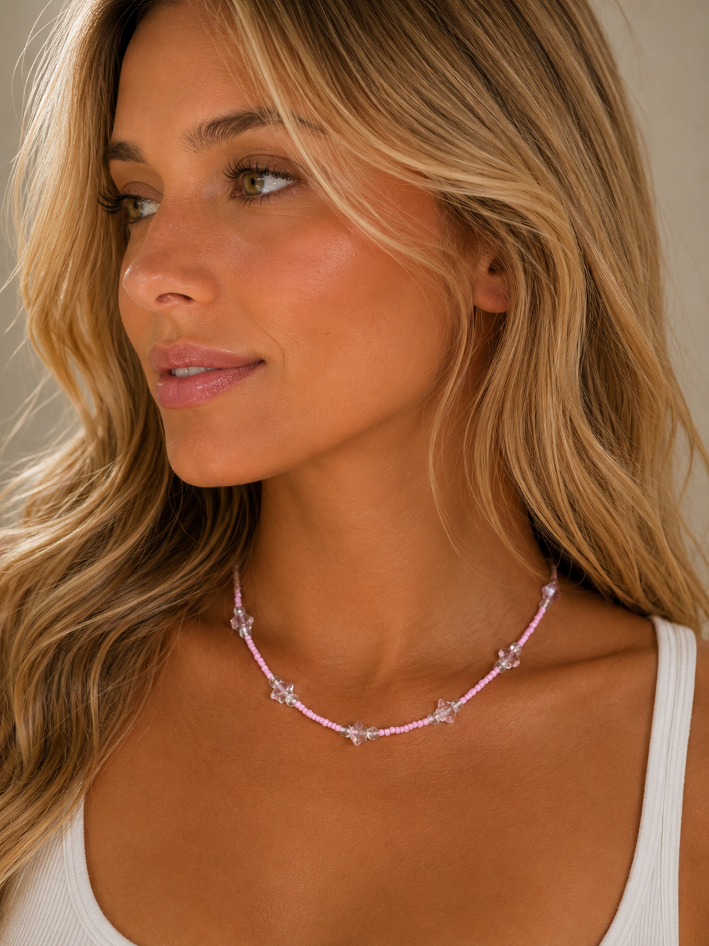 Colar Maria Brisa Rosa