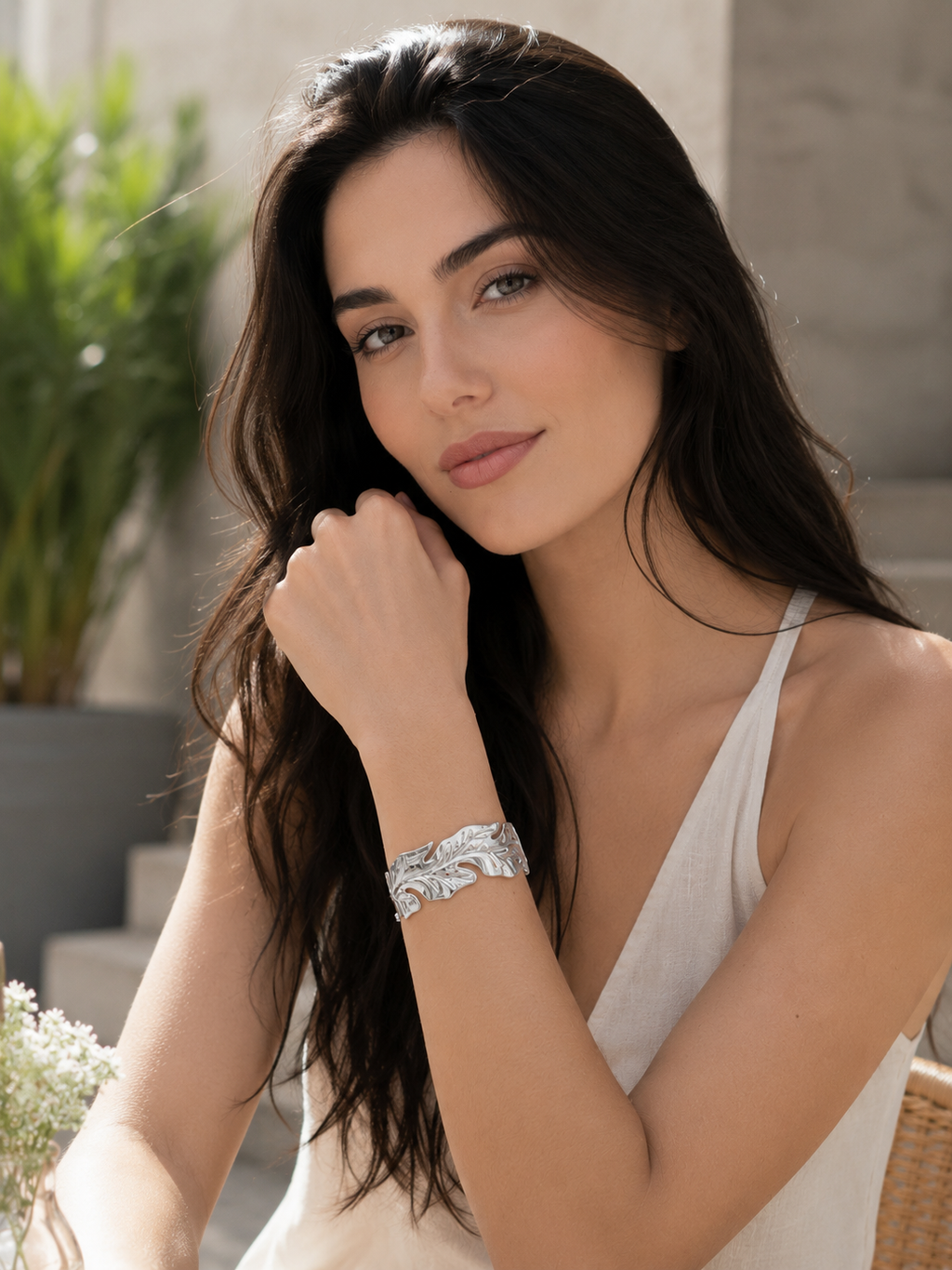 Bracelete Prata Maria Andreia