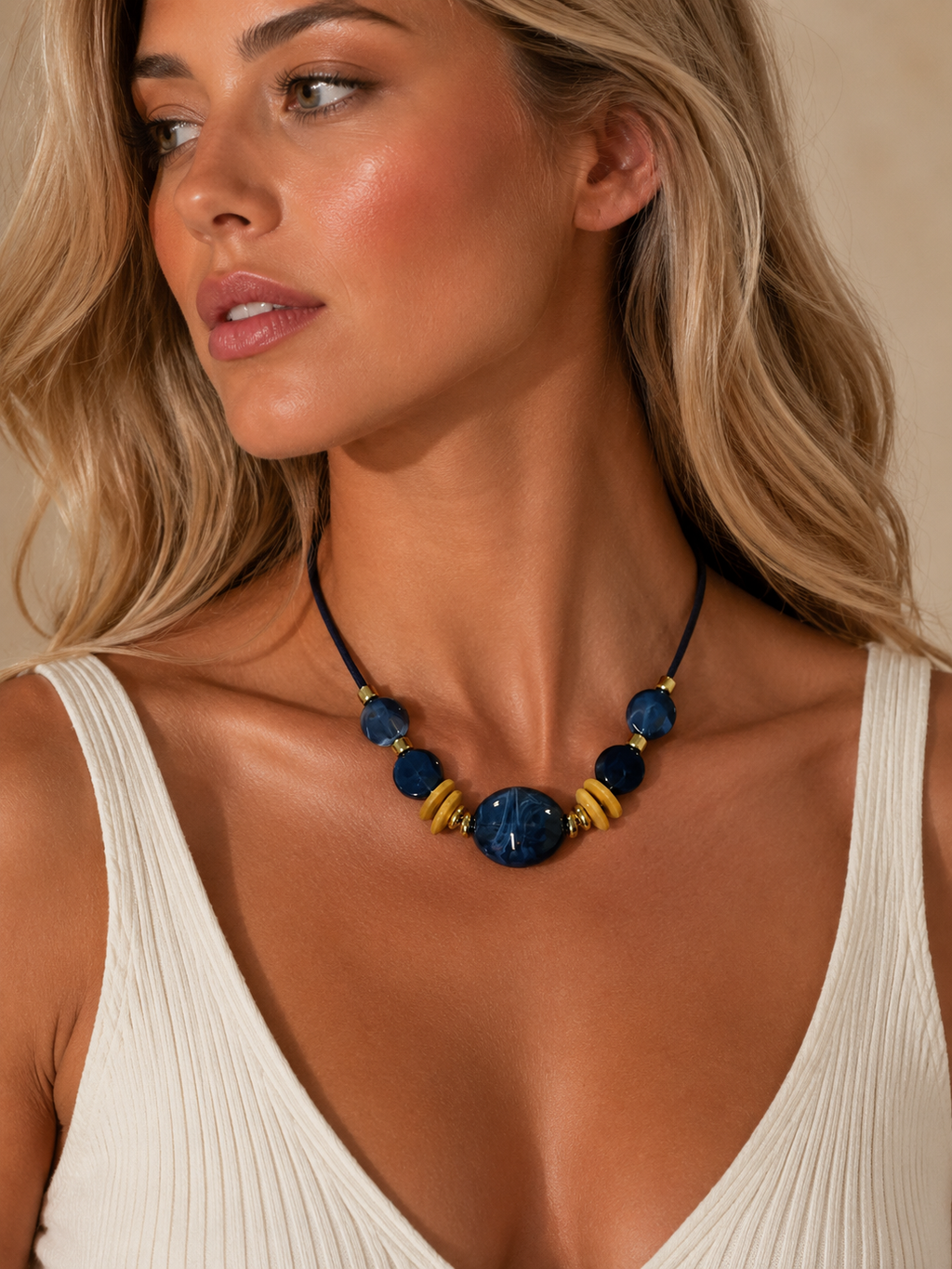 Colar Maria Luana Azul