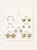 Kit Brinco Dourado Semana