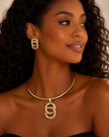 Conjunto Dourado Maria Carol