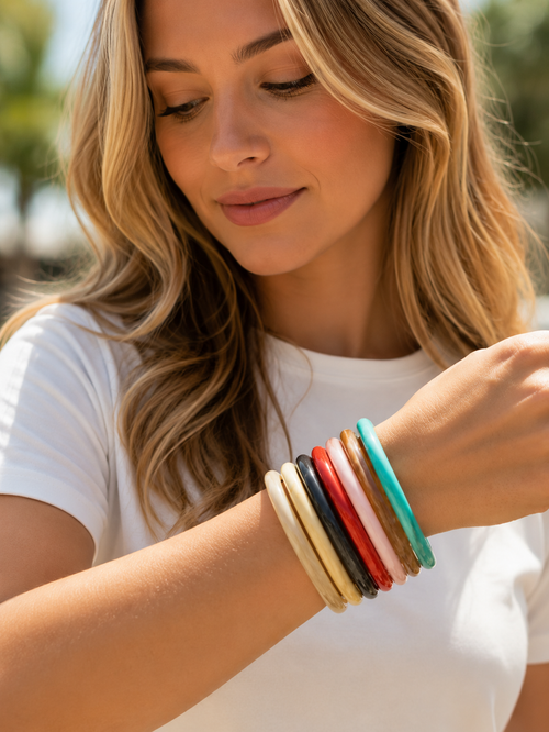 7 Braceletes Maria Eveline