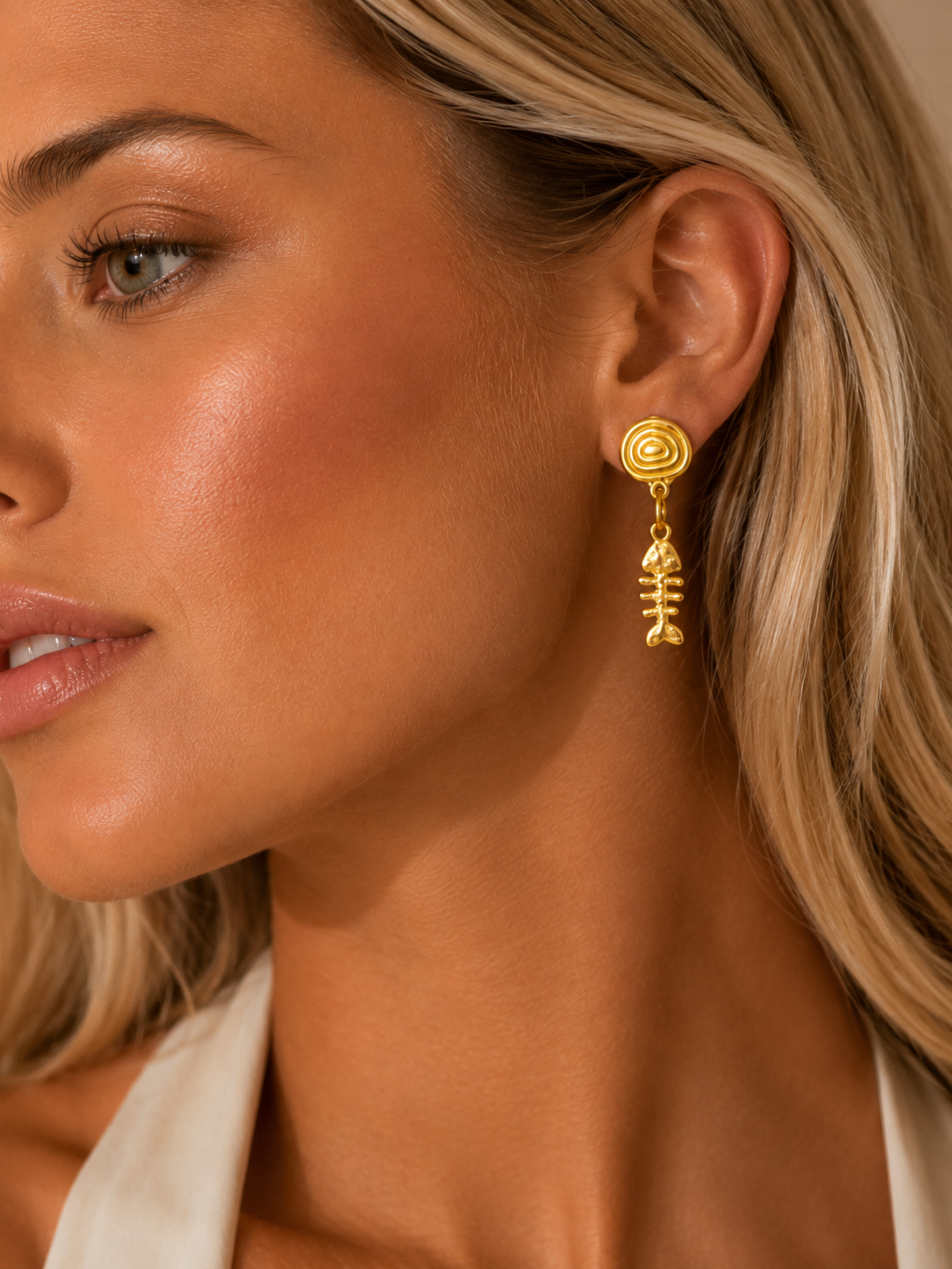Brinco Dourado Maria Tereza