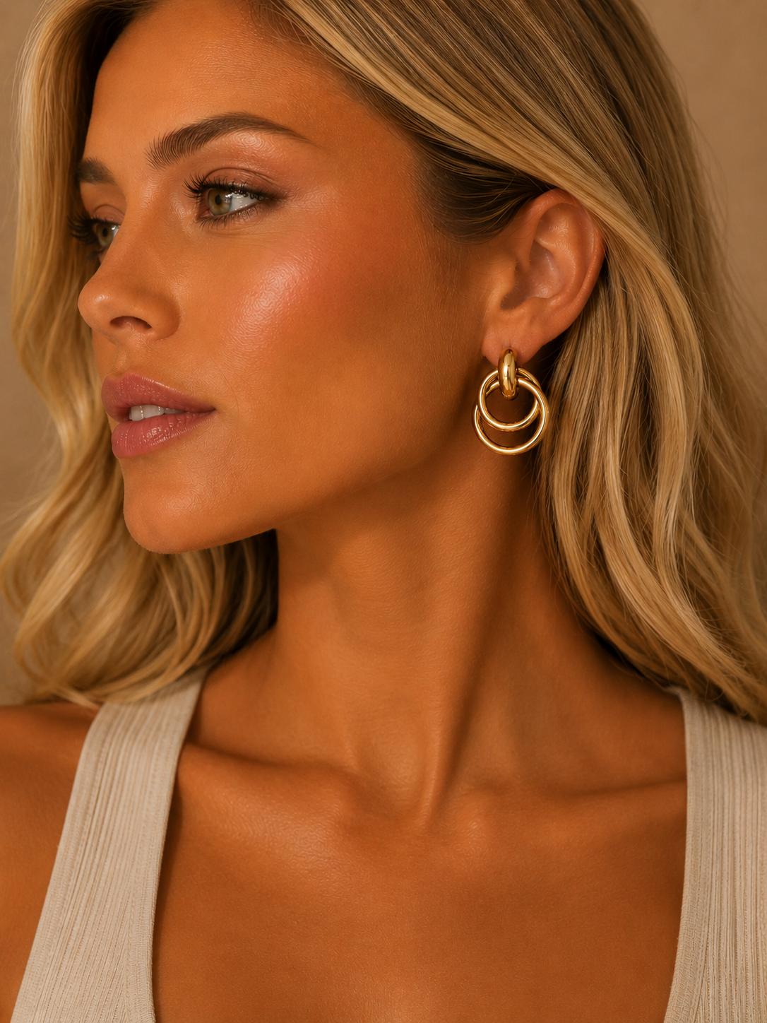 Brinco Dourado Maria Marta