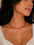 Colar Maria Bianca Fino Vermelho