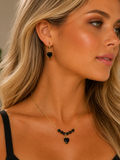 Conjunto Dourado Colar e Brinco Maria Sthefany