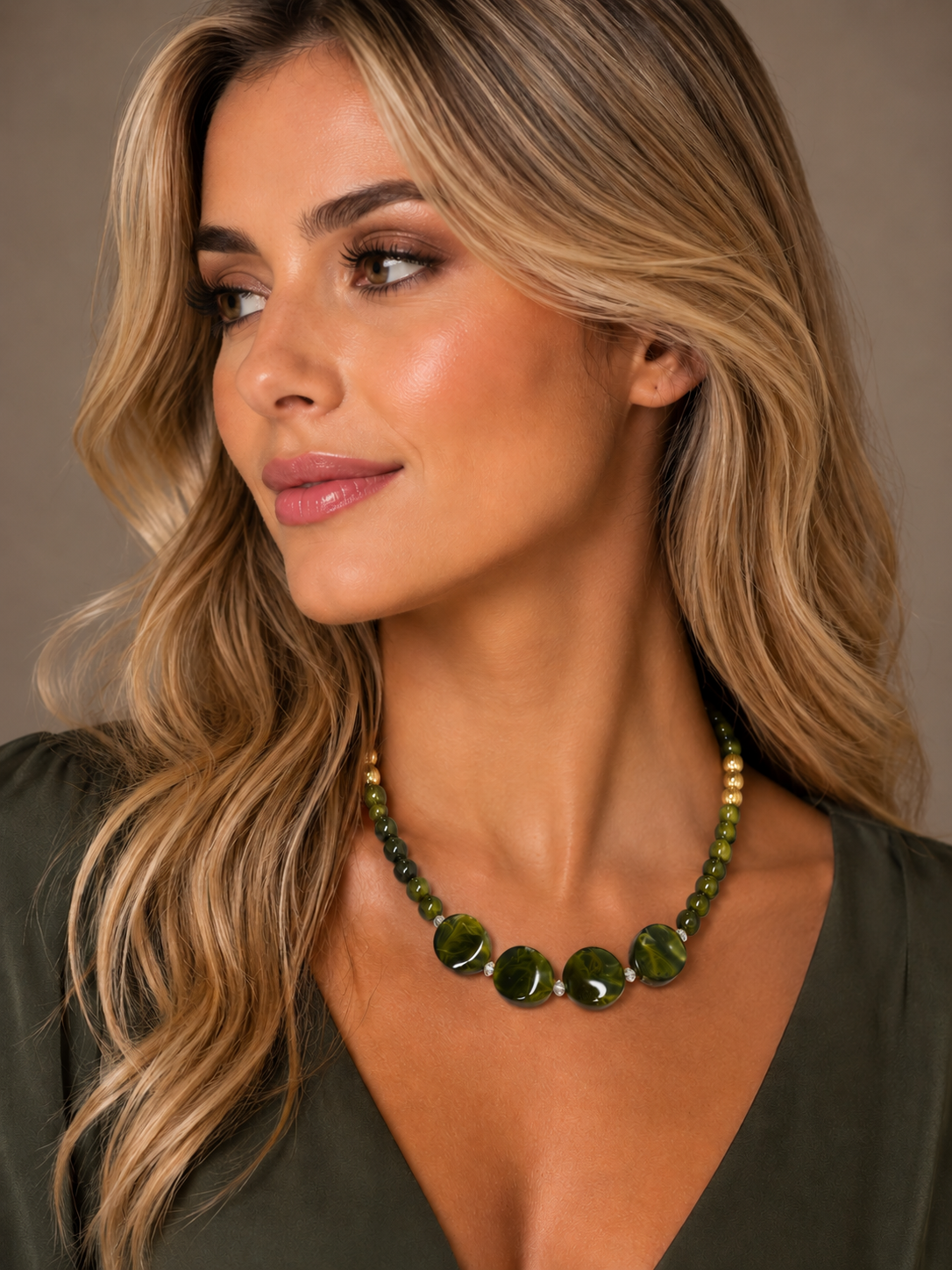 Colar Maria Natalia Verde