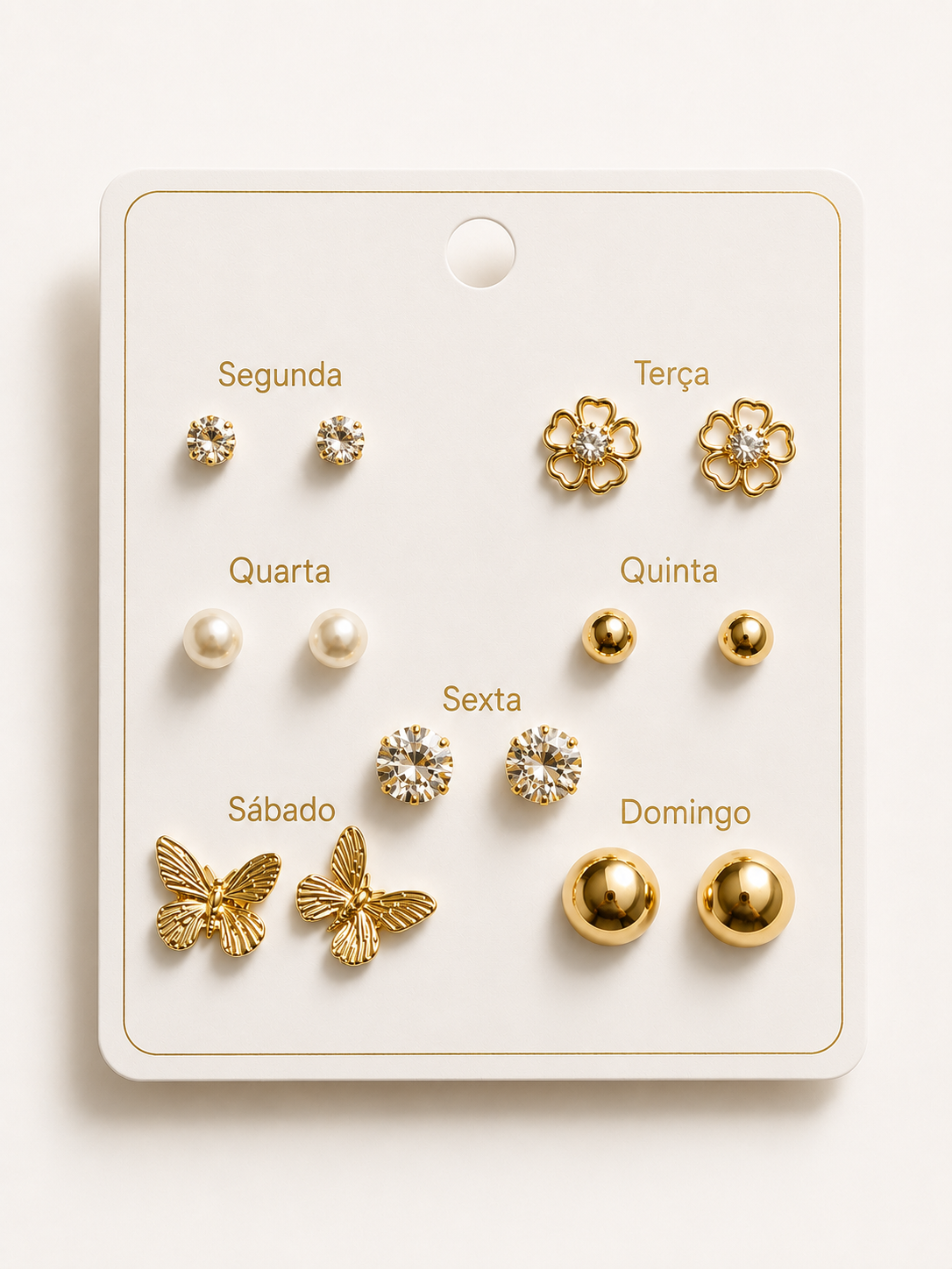 Kit Brinco Semana Dourado