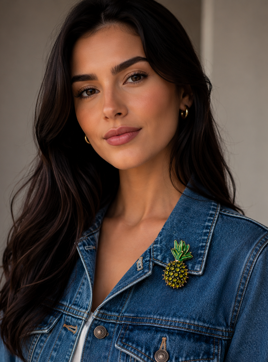 Broche Abacaxi