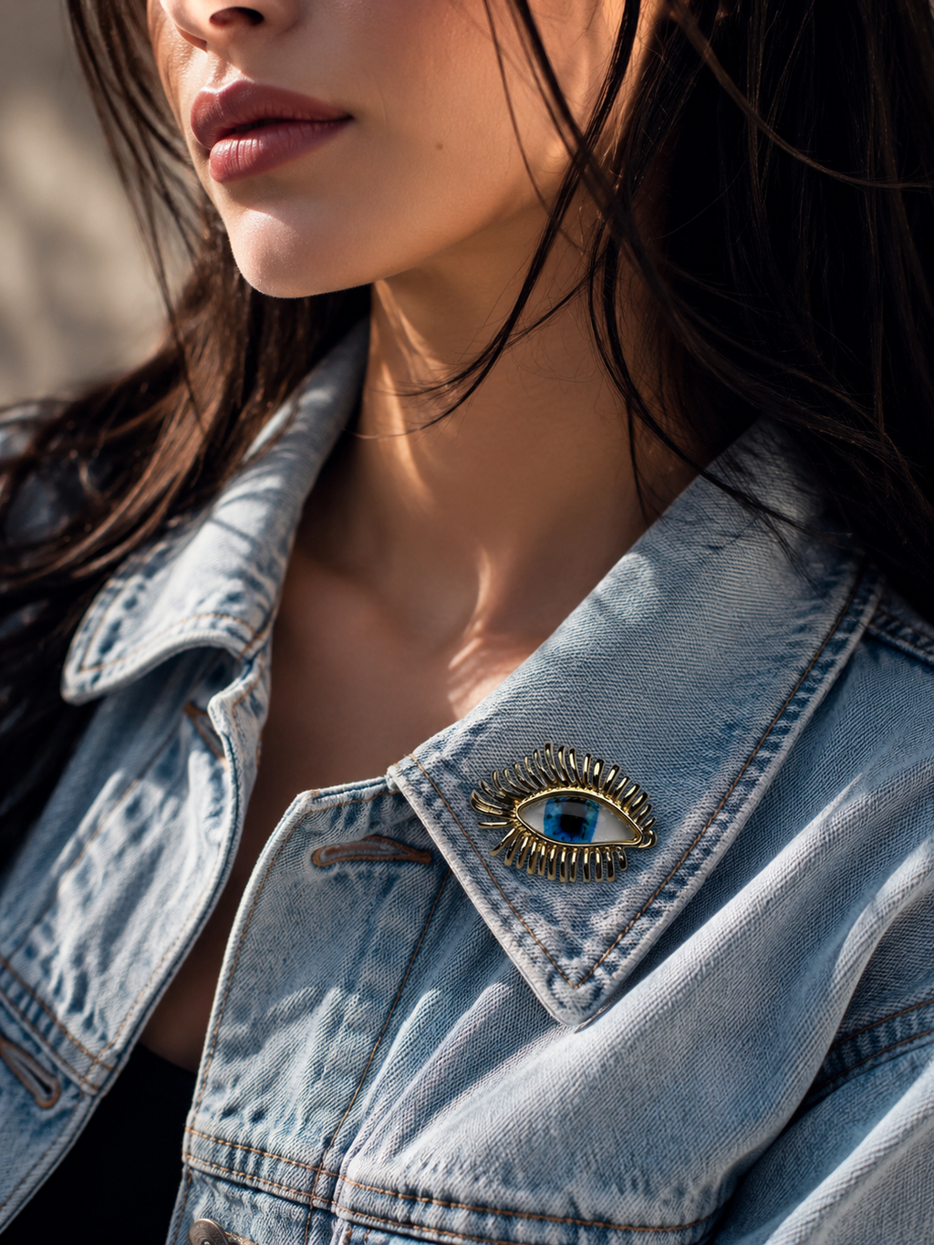 Broche Olho