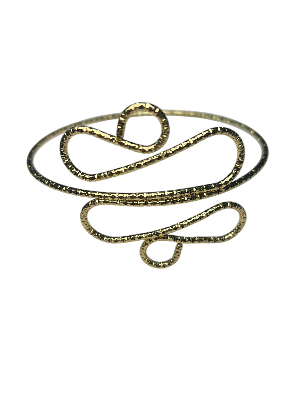Bracelete Dourado Curvas Maria Janaina