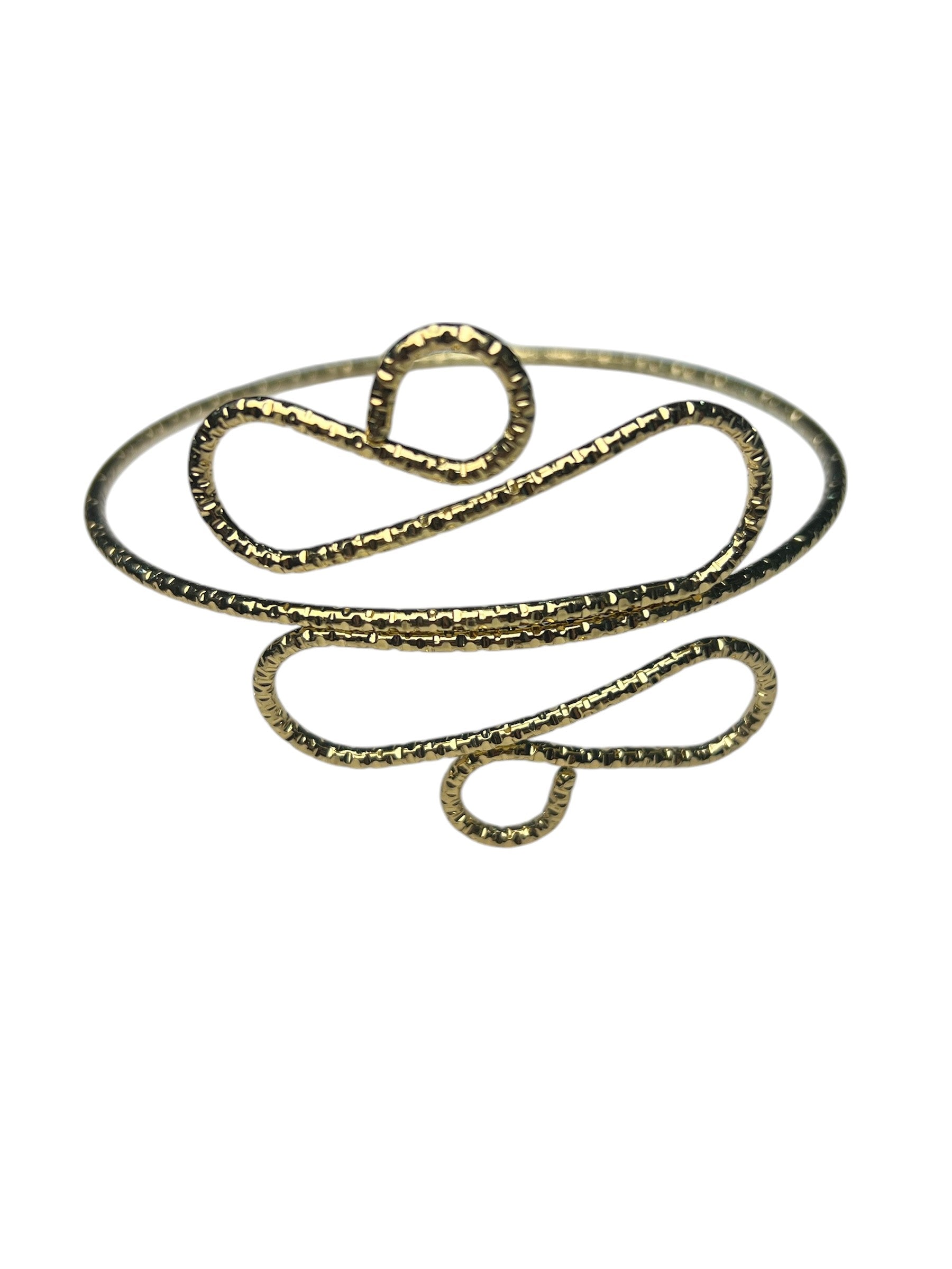 Bracelete Dourado Curvas Maria Janaina