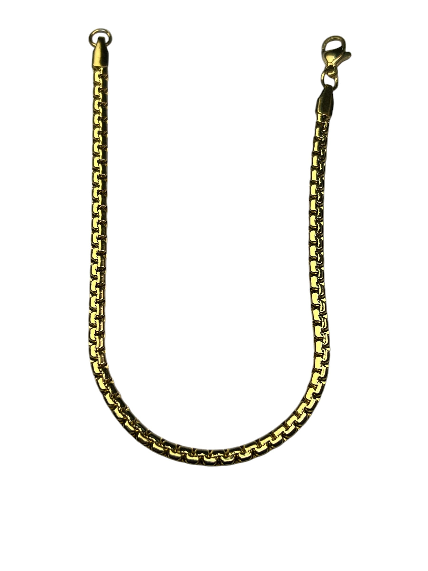 Pulseira Dourada Aço Maria Rafaela