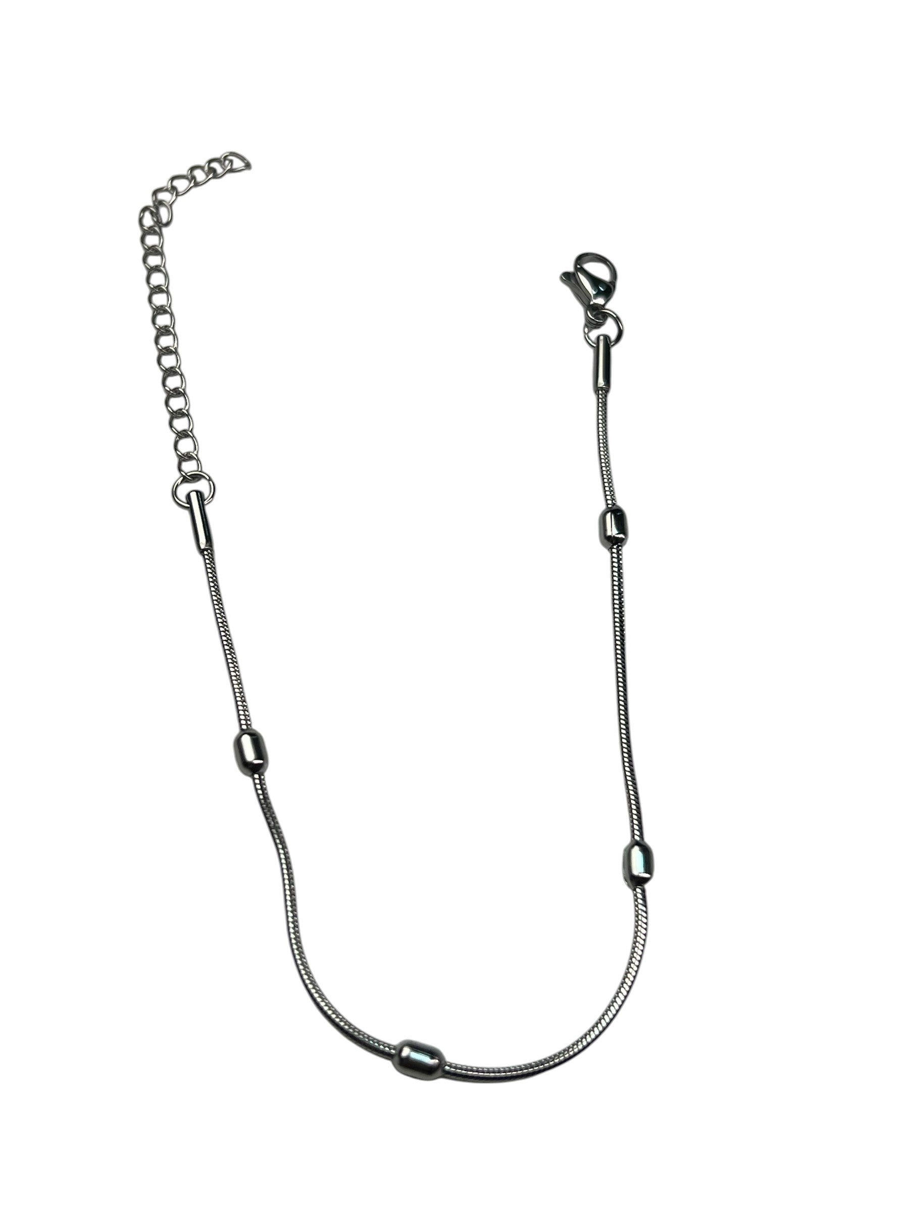 Pulseira Prata Aço Maria Flavia