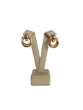 Brinco Dourado Argolas Maria Rita