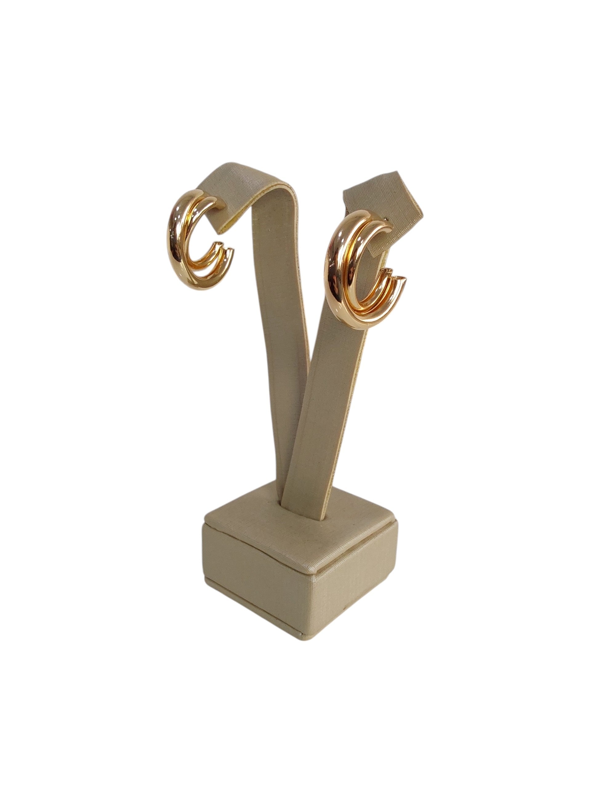 Brinco Dourado Argolas Maria Milena