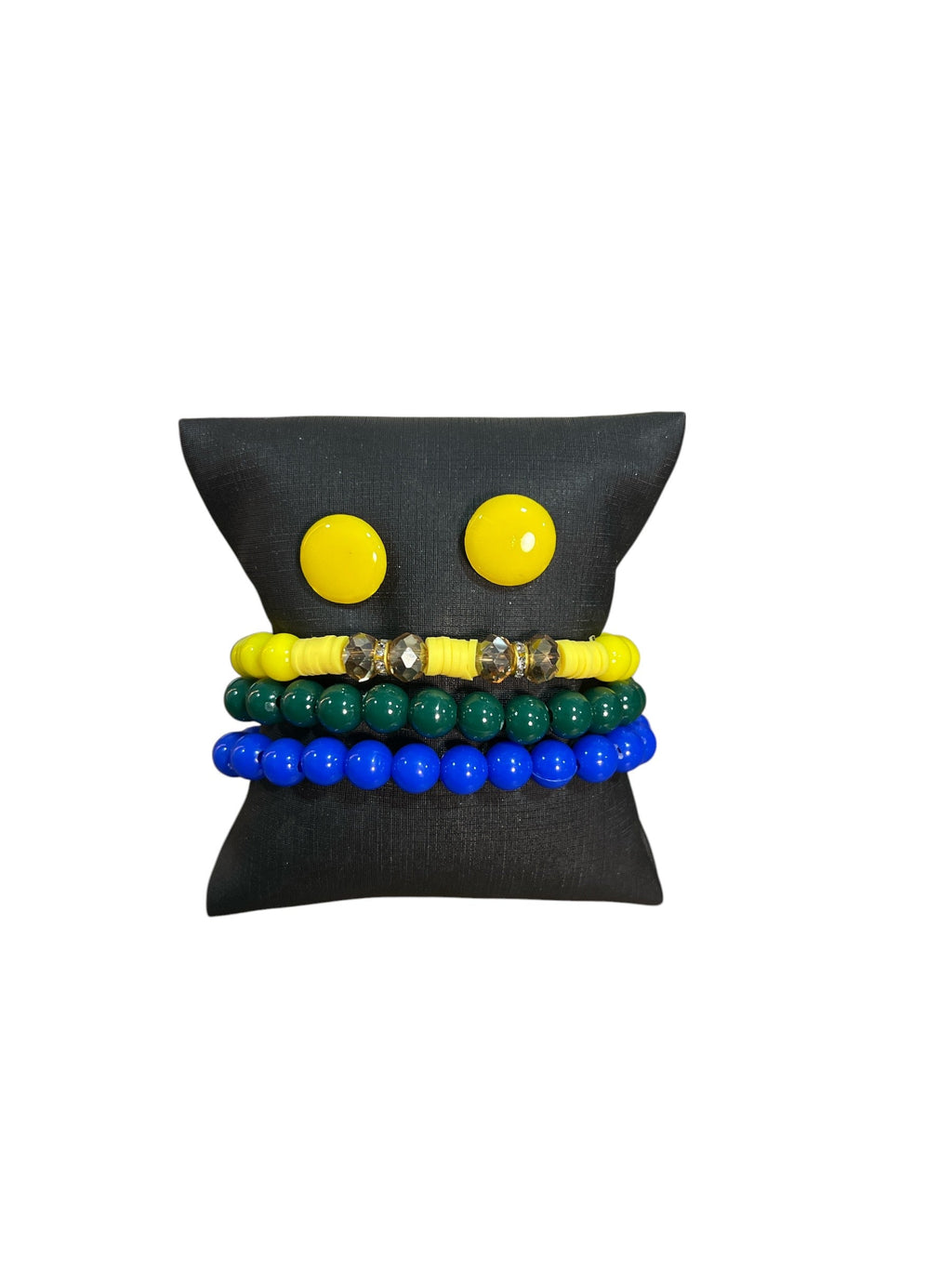 Trio de Pulseiras + Brinco Maria Renata