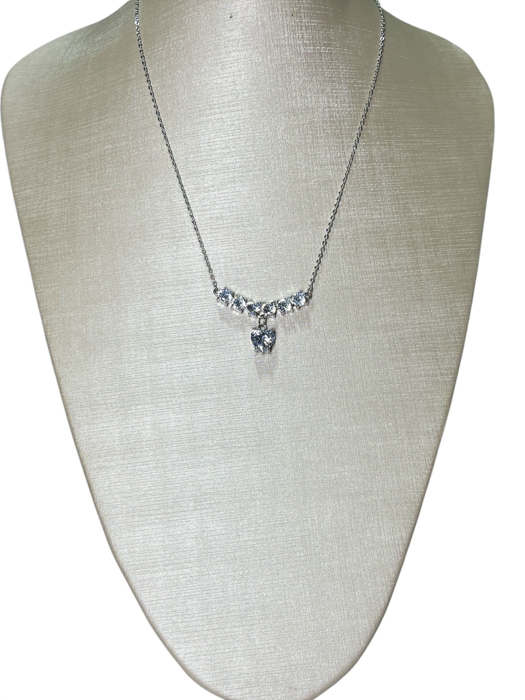 Conjunto Prata Colar e Brinco